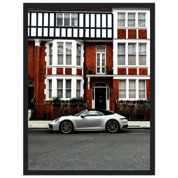 Porsche 911 at Knightsbridge fine art print by Londoner Cars, view 4