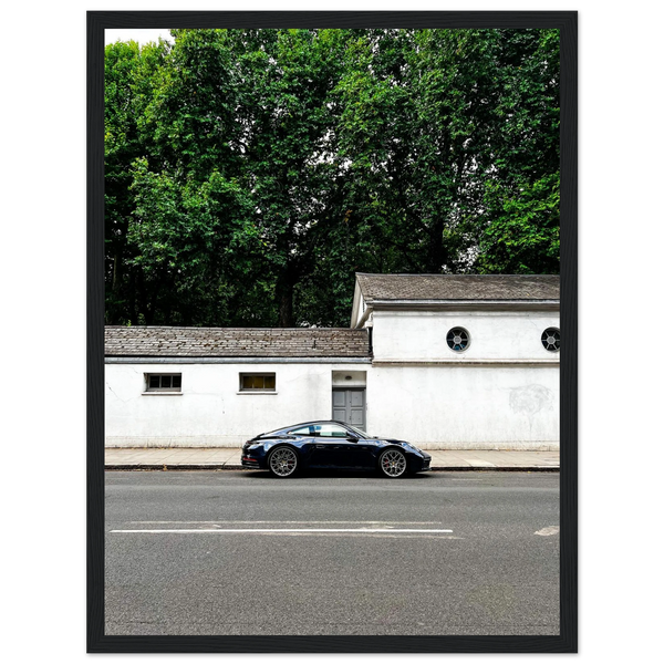 Porsche 911 at Bloomsbury fine art print by Londoner Cars, view 4