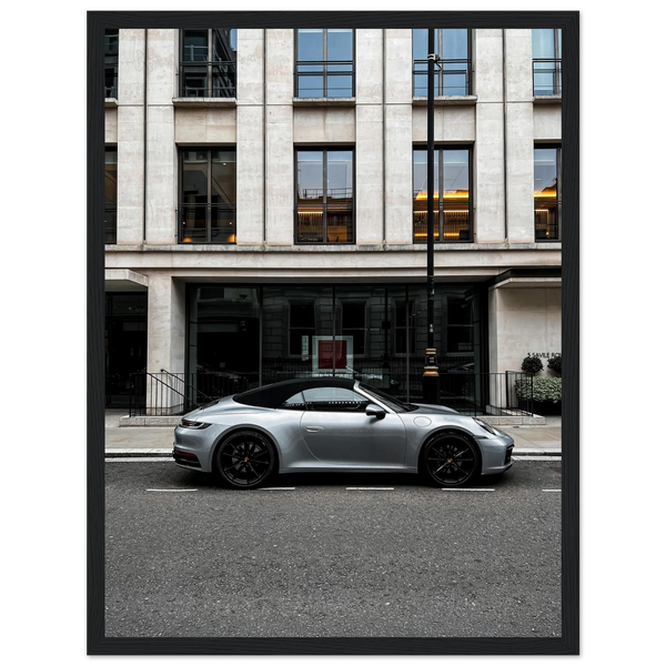 Porsche 911 at Savile Row fine art print by Londoner Cars, view 4