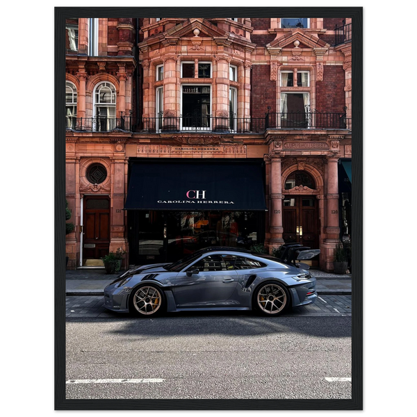 Porsche 911 GT3 RS at Mayfair fine art print by Londoner Cars, view 4
