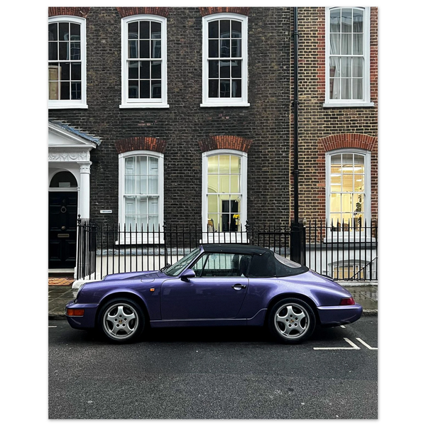Porsche 911 at Holborn fine art print by Londoner Cars, view 2