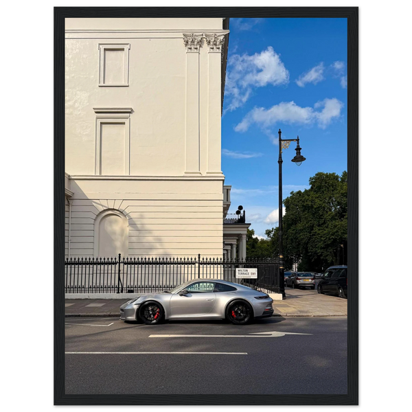 Porsche 911 GT3 Touring at Wilton Terrace fine art print by Londoner Cars, view 5