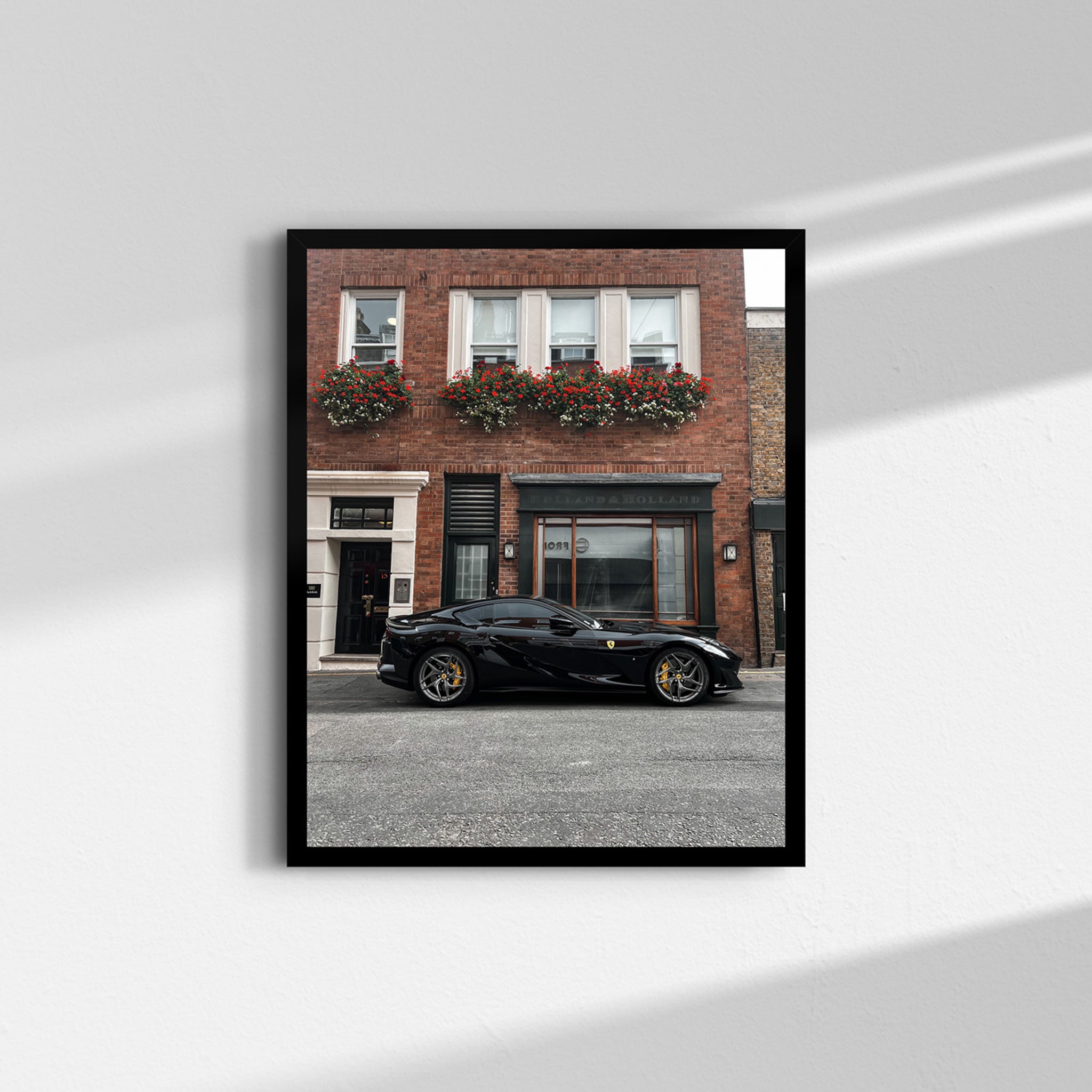 Ferrari 812 Superfast fine art print photographed in London