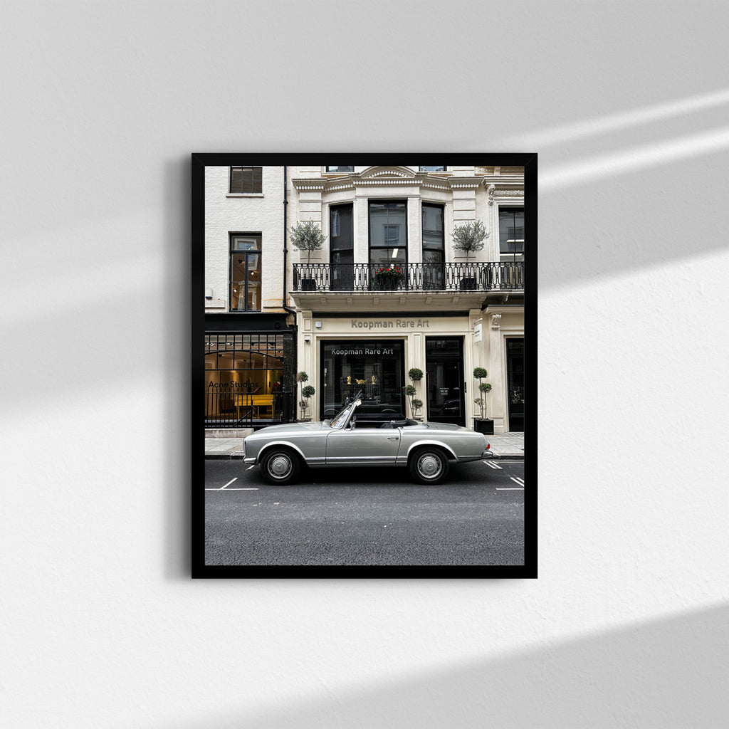  Mercedes-Benz Pagoda (W113) classic car fine art print photographed in London
