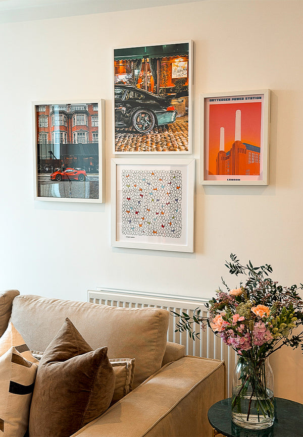 Porsche 911 at Soho fine art print by Londoner Cars, view 3