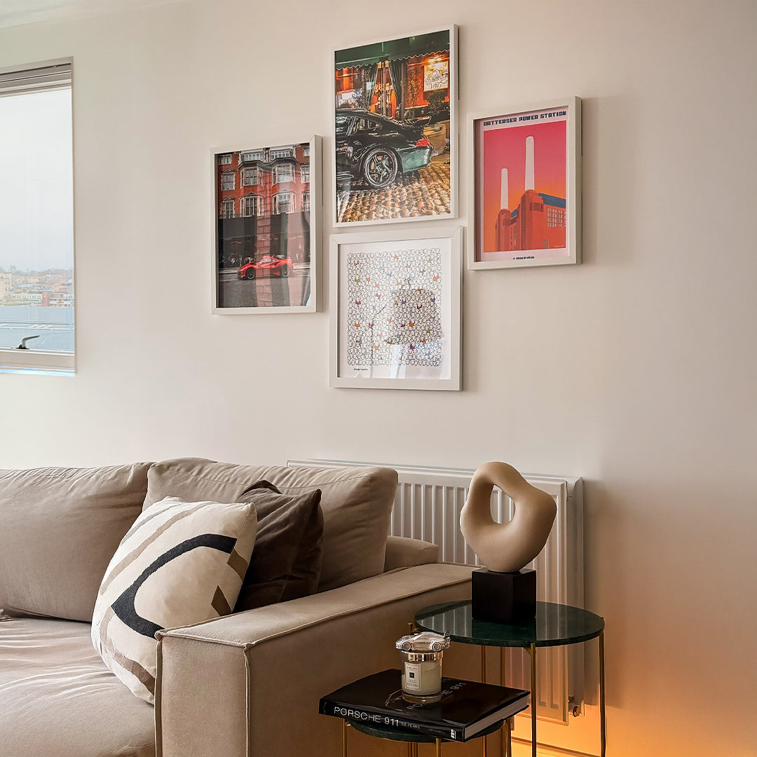 Print displayed in a real space