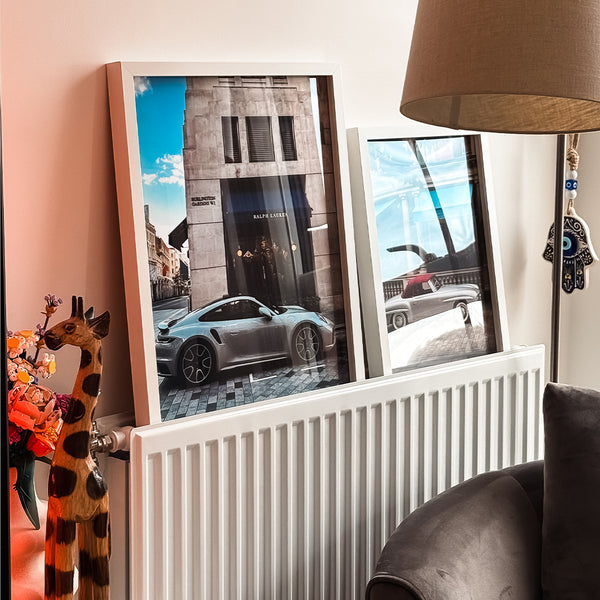 Porsche 911 Turbo S in London fine art print by Londoner Cars, view 2